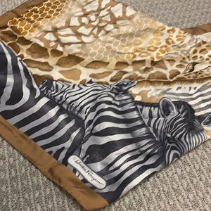 100% Silk Ferragumo scarf